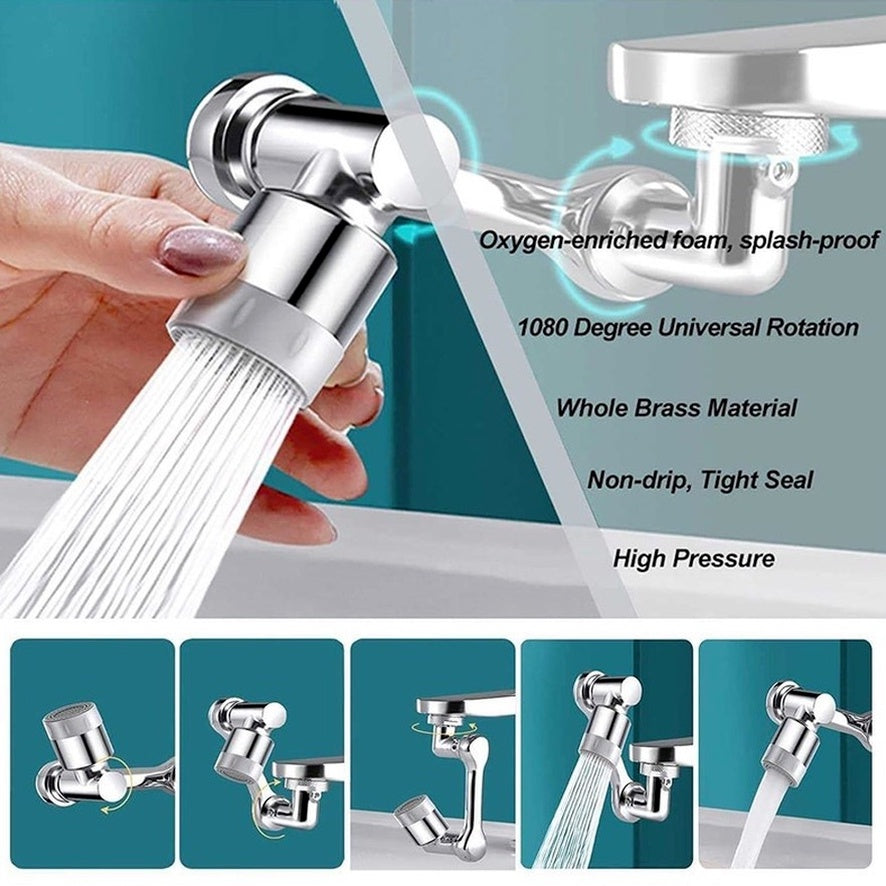 1080° Rotating Metal Faucet Sprayer