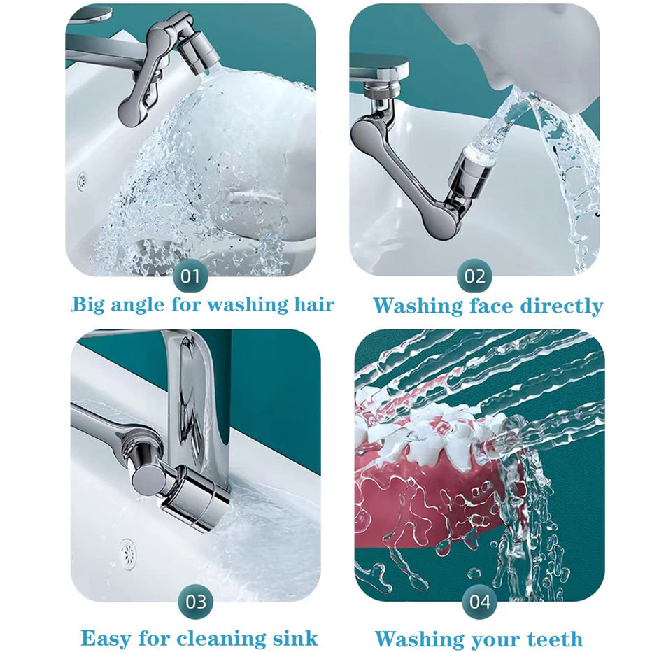 1080° Rotating Metal Faucet Sprayer