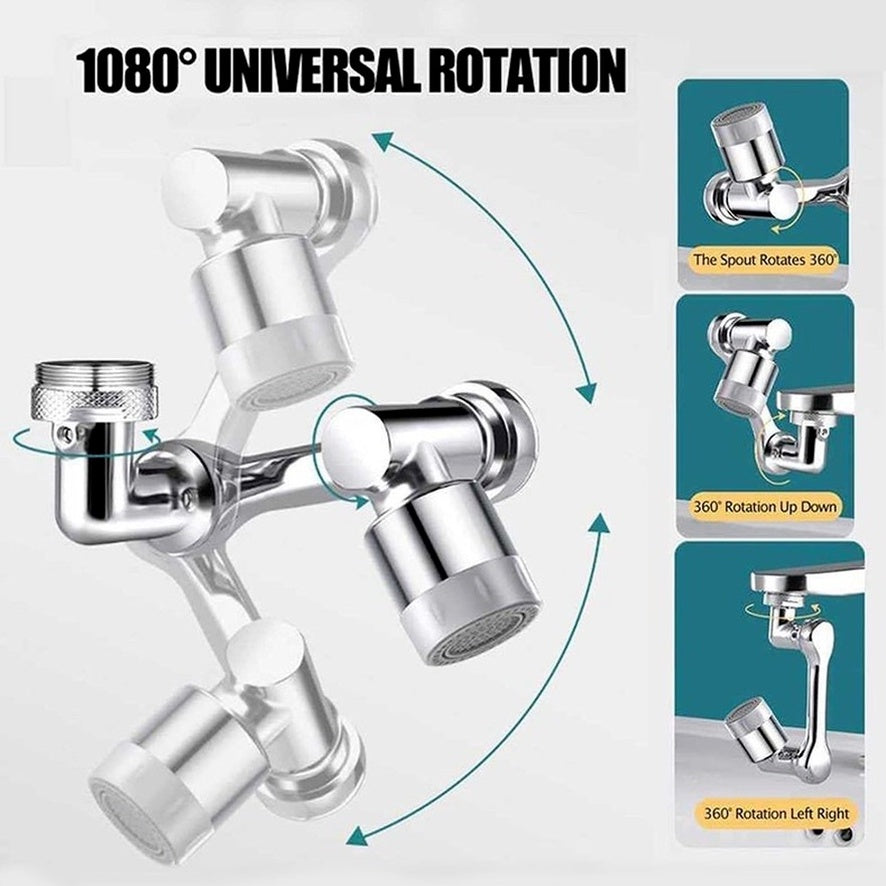 1080° Rotating Metal Faucet Sprayer