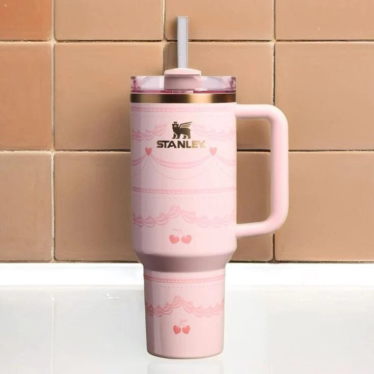 Stanley Valentine's Day 2026 Pink Velvet Cake Quencher H2.0 30 oz Tumbler