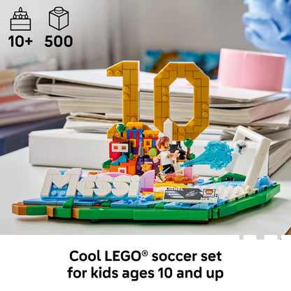 LEGO Editions Lionel Messi Soccer Highlights Building Set, 500 Pieces
